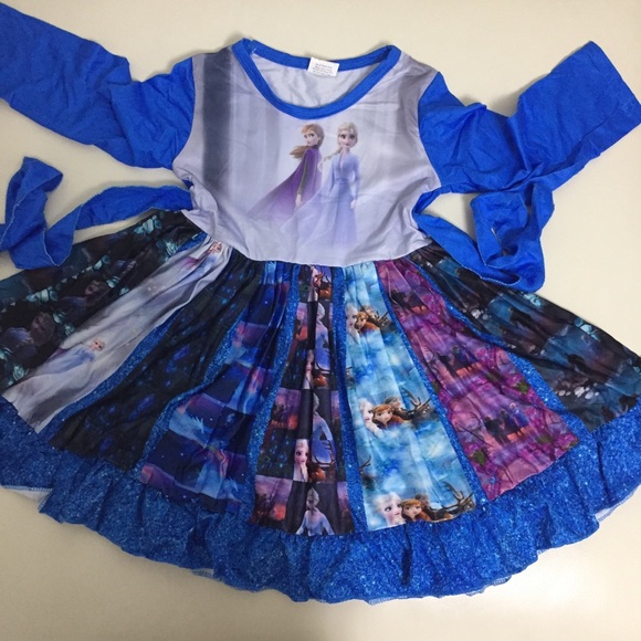 Frozen Elsa Anna Cute Twirl Dress - Picture 3 of 7